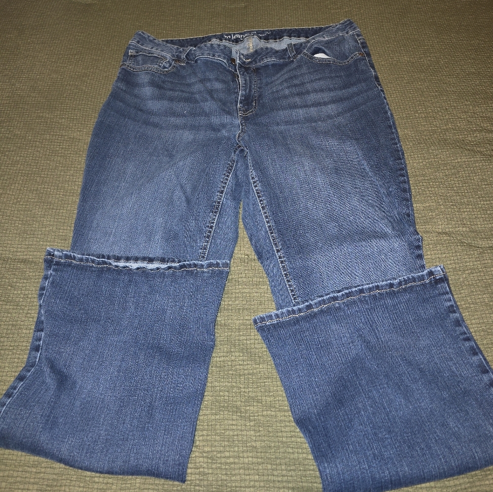 Maurices Dark Blue Flare Jeans